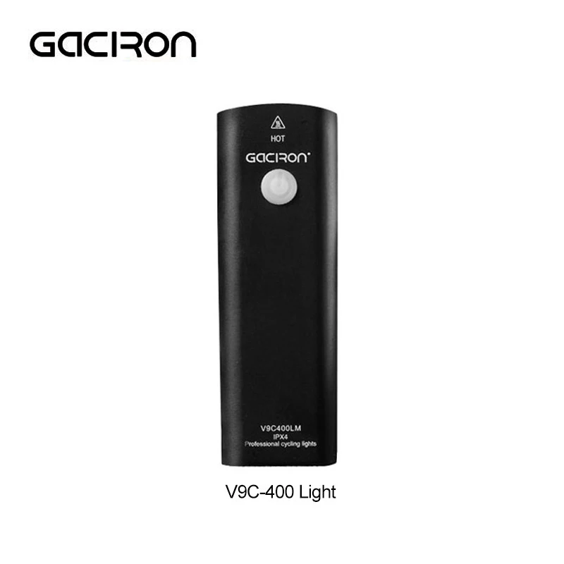 GACIRON 400/600/800/1000/1600/1800 Люмен USB Перезаряжаемые велосипед светодиодный головной светильник велосипед передний Фонарь велосипедный светодиодный Водонепроницаемый светильник - Цвет: 400LM