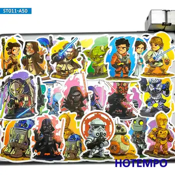 

50pcs Alien War Cartoon Style Mix Stickers Toys for Kids Mobile Phone Laptop Luggage Skateboard Stationery Anime Decal Stickers