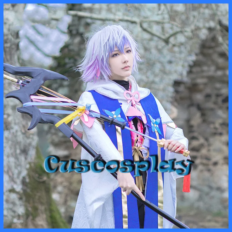 FGO Merlin Косплей Fate Grand Order ролик Мерлин амбросиус Карнавал косплей костюм кимоно