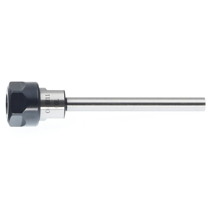 ABSS-1Set C6 Er11A 60Lextension стержень удлинитель прямой хвостовик с Er11 7 шт. Цанга с Er11A Гайка
