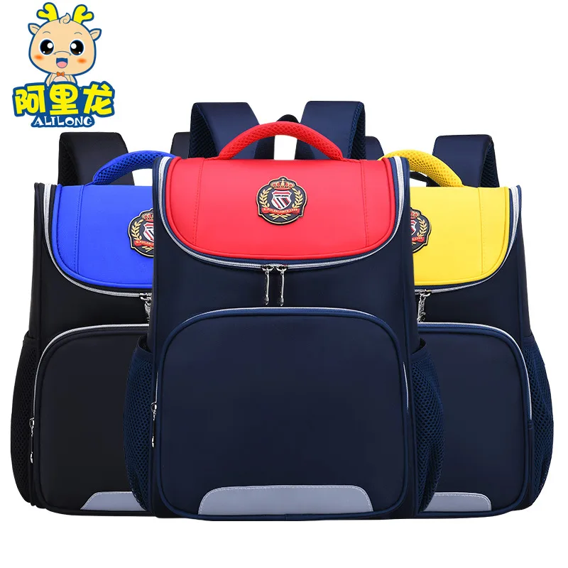 

New Style Schoolbag for Elementary School Students 1-3-6 Grade Training Cram School Backpack Gift Printed Words Backpack
