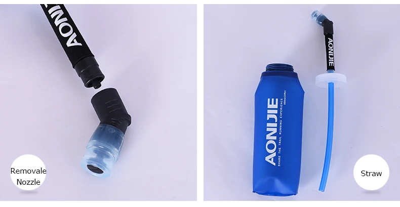 AONIJIE Спортивная BPA Складная мягкая фляжка, сумка для воды, бутылка для воды, чашка, чайник, гидратационный пакет, резервуар для воды
