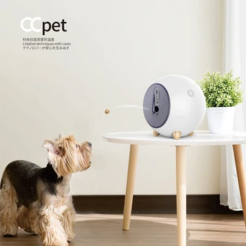 

2020 New Dog Camera Treat Dispenser WiFi Remote Pet Camera 350ml Automatic Pet Dog Cat Feeder Dog Food Dispenser