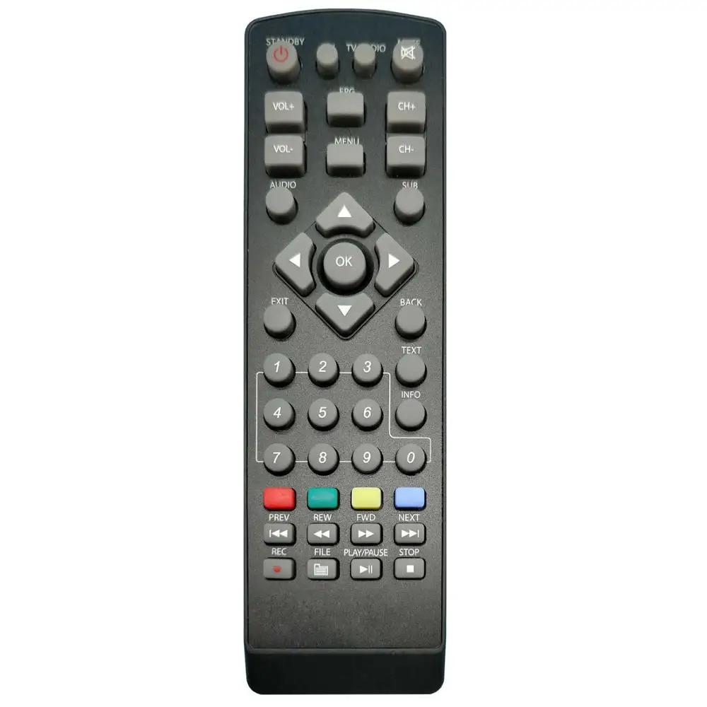 

New remote control fit for Telesystem TV DVB Set top box TS-6291 Pilot Vivax DVBT2 107 orygina nowy DVBT2107 controller