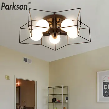 

Modern ceiling lights Iron art ceiling lamp 5 heads Star Led light industrial decor ceiling light