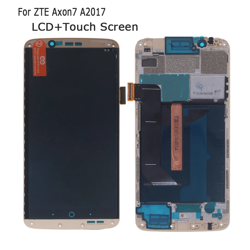 

Original For ZTE Axon 7 LCD with frame display Touch Screen Digitizer Assembly For ZTE A2017 A2017U A2017G Axon7 LCD