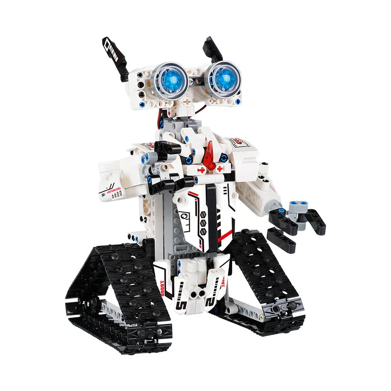 Remote Control APP Programming Robot 2.4G RC Movable Crawler Type Gravity Sensor Path Mode Assembled Building Block Robot Toy 6