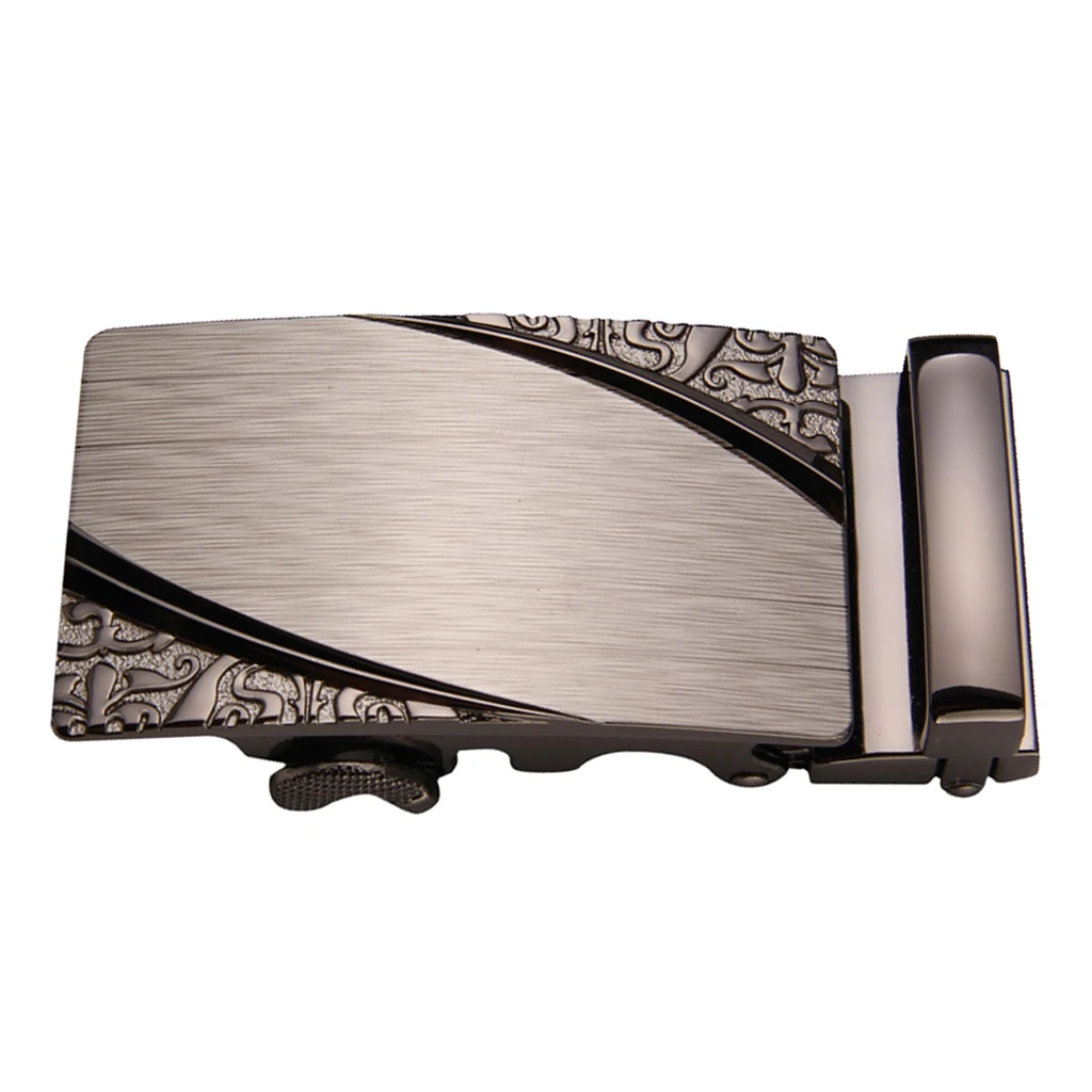 Belt Buckle Men Automatic Buckle Business Men Luxury Leather Waistband Buckles Men Waistband Ratchet Belt Buckle without belt