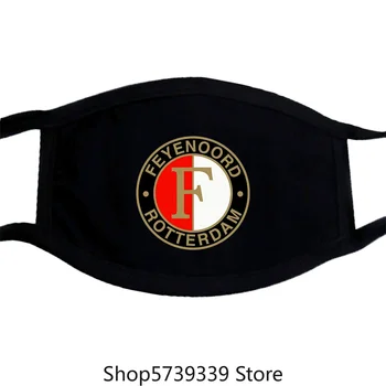 

Feyenoord Rotterdam Netherlands Eredivisie Soccer Football Black Mask New S Washable Reusable Mask with