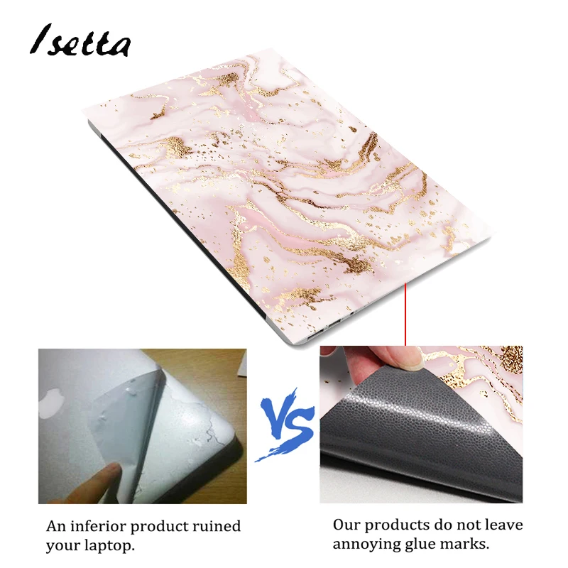 Pink Marble Laptop Skin Sticker Mackbook Cover 11/12/13/14/15/16 inch for MacBook Air 11 Air 13.3 Pro 13/HP/DELl/Lenovo