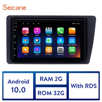 

Seicane 7" Android 10.0 Touchscreen 1080P Bluetooth WIFI Car GPS Multimedia For 2001 2002 2003 2004 2005 Honda Civic Support DVR