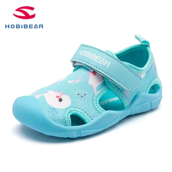 

HOBIBEAR boy sandals Beach Sandals Soft Bottom Non-slip Infant Shoes Kids Outdoor Anti-collision Shoes AU5187S