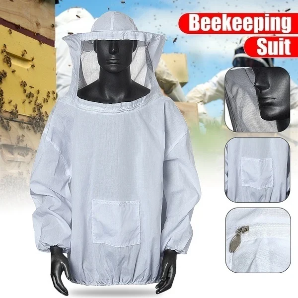 Защита для Пчеловодство куртка вуаль смокинг оборудование пчеловодческий шляпа рукав костюм