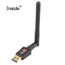 Creacube 5G двухдиапазонный 5,8 ГГц 2,4 ГГц 600 м 802.11ac беспроводной USB WiFi LAN dongle адаптер с антенной сети для Windows 8 10 Mac