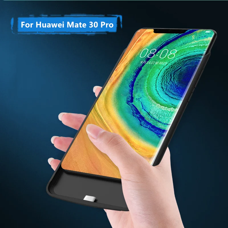 Чехол s для huawei mate 30 Pro, портативный чехол для зарядки аккумулятора, 6500 мА/ч, внешний аккумулятор, быстрое зарядное устройство, чехол для аккумулятора