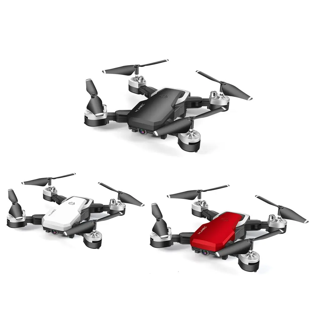 HJ28 Foldable RC Drone 4 Channels Wifi 2MP/5MP FPV Camera Drone Altitude Hold Gesture Photo/Video RC Quadcopter