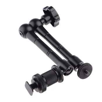 

11 Inch Aluminum Alloy Photography Holding Practical Gimbal Arm LCD Screen LED Light Adjustable Easy Install Monitor Bracket