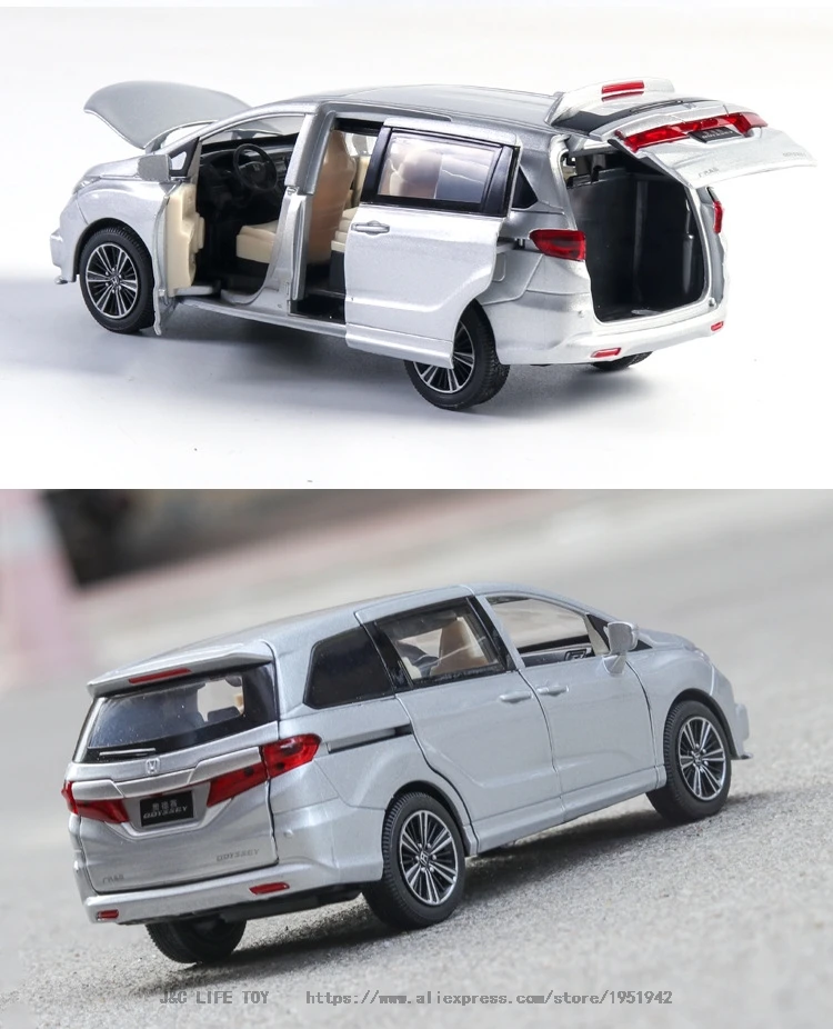 Новинка 1:32 Honda Odyssey SUV литая модель автомобиля Литые и игрушечные машинки Детские игрушки для детей Подарки Игрушка для мальчика