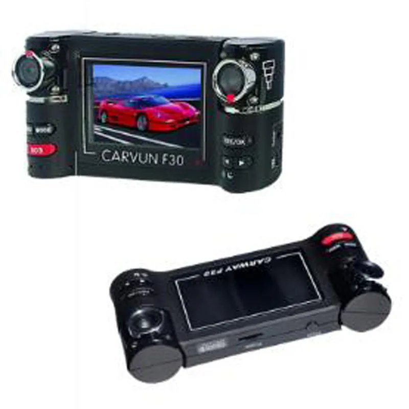 F30 DVR 2," TFT lcd HD 1080P вращающаяся двойная линза Автомобильная камера для вождения автомобиля Цифровая видеокамера ночного видения