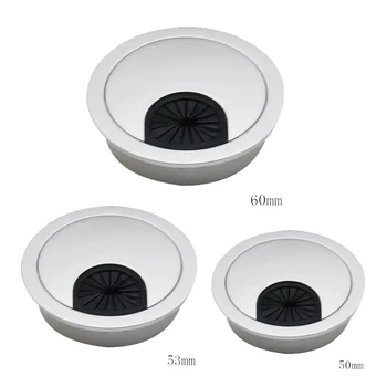 

1pcs Cable Hole Covers Round Computer Desk Grommet Cable Hole Covers Furniture Hardware Outlet Port Surface Line Sort Out Tools