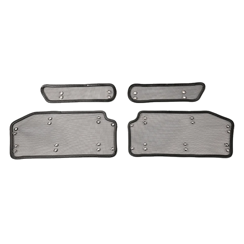 Car Exterior Accessories Car Grill Mesh Fit For D-MAX Stainless Front Grille Insert Net Insect Screening Mesh Cover Trim Car Accessories