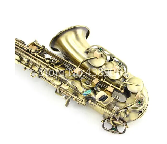 

Retro Series MARGEWATE MGL-325 Alto Saxophone Eb Tune E Flat Instrument Antique Copper Green Bronze Surface Brass Sax With Case