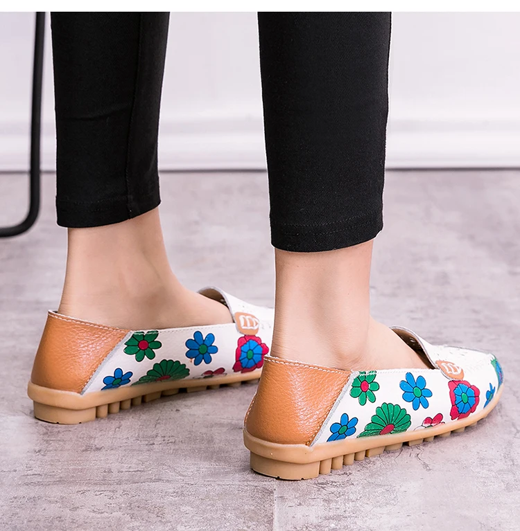 InterestPrint Womens Classic Flats Casual Comfortable Flat Slip-On Loafer Sneaker Shoes Doodle Space