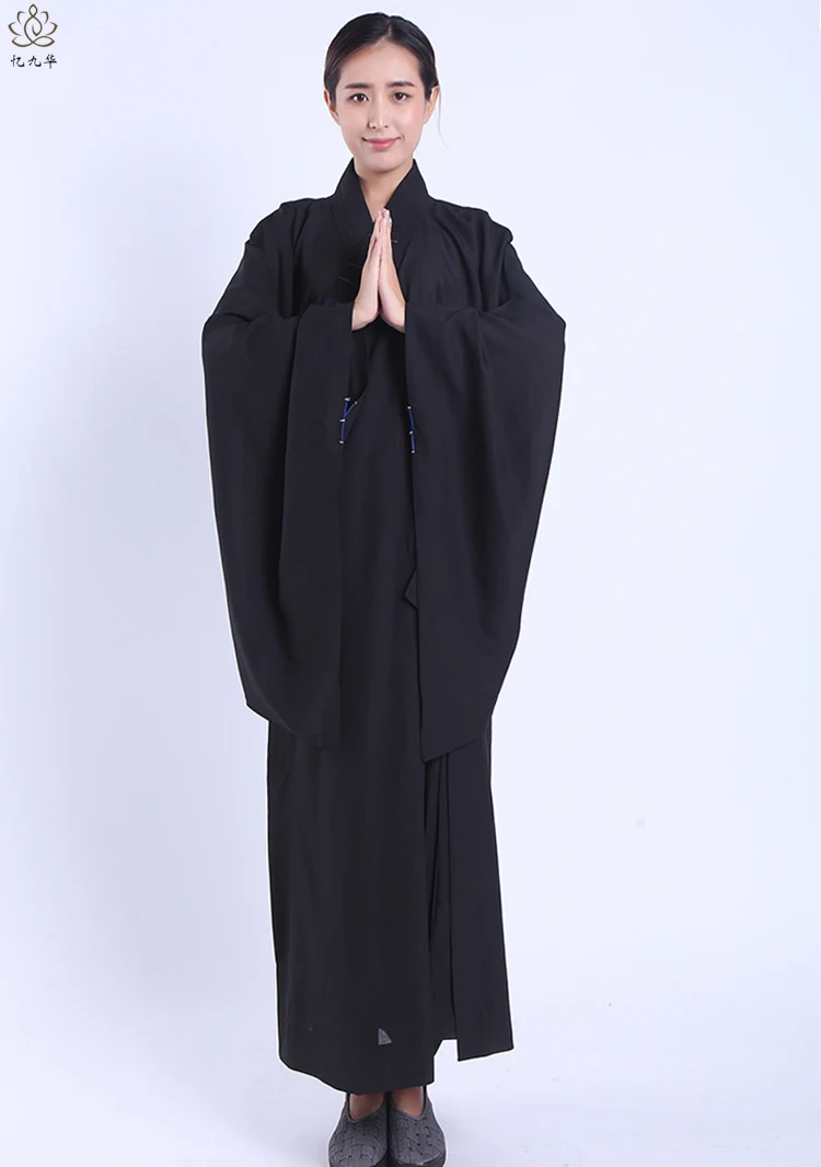 Медитация дзэн Шаолинь Hanfu Китайская традиционная Костюмы s для костюм монаха буддийская одежда костюм священника даосизм Тибетский одежда