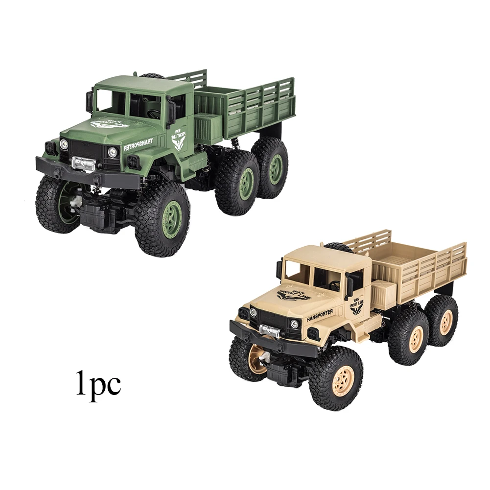 1:18 восхождение самосвал зарядка через usb 2,4 г внедорожных привода RC грузовик с отверткой шесть колесами Funny на открытом воздухе с амортизацией для детей
