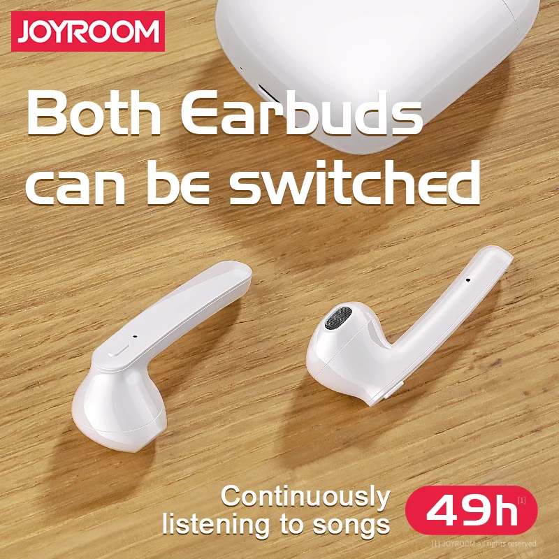 Joyroom TWS Bluetooth 5,0 наушники Беспроводная стереогарнитура шумоподавление Hifi наушники микрофон 500 мА зарядная коробка для Android Ios