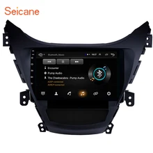 Seicane Android 8,1 9 дюймов gps Bluetooth навигация для 2011 2012 2013 hyundai Elantra Автомагнитола с 1080P DVR управление рулевым колесом