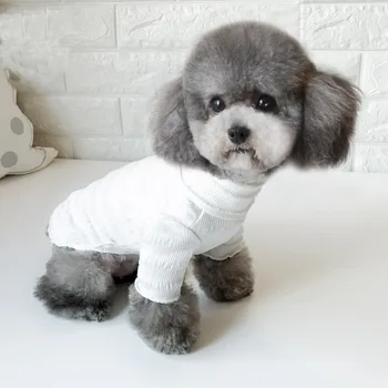 

Korean Medium White Dog Clothes Cute Jumpsuit Chichuahua Fashion Cheap Clothes Accesorios Para Perros Clothing For Dog KK6GJK