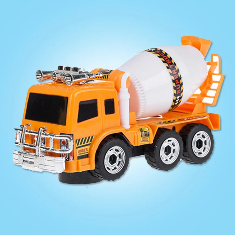 

Hot Selling Light Music Multidirectional Electric Cement Mixer Model Engineering Vehicle Model Children Plastic Play Wholesale