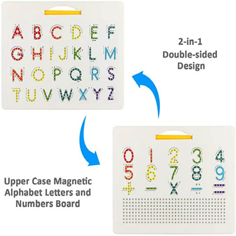 Traçage de l'Alphabet magnétique Board, ABC Lettre magnétique d