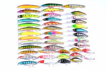 

Fishing Set Wobblers Fishing Lure Set Minnow Trolling Artificial Bait Bionic Fish Big Wobbler Deep water Longbill Hard Lure