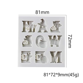 

1Pc Halloween Series Mold DIY Modeling Clay Liquid Silicone Mold DIY Jewelry Accessaries