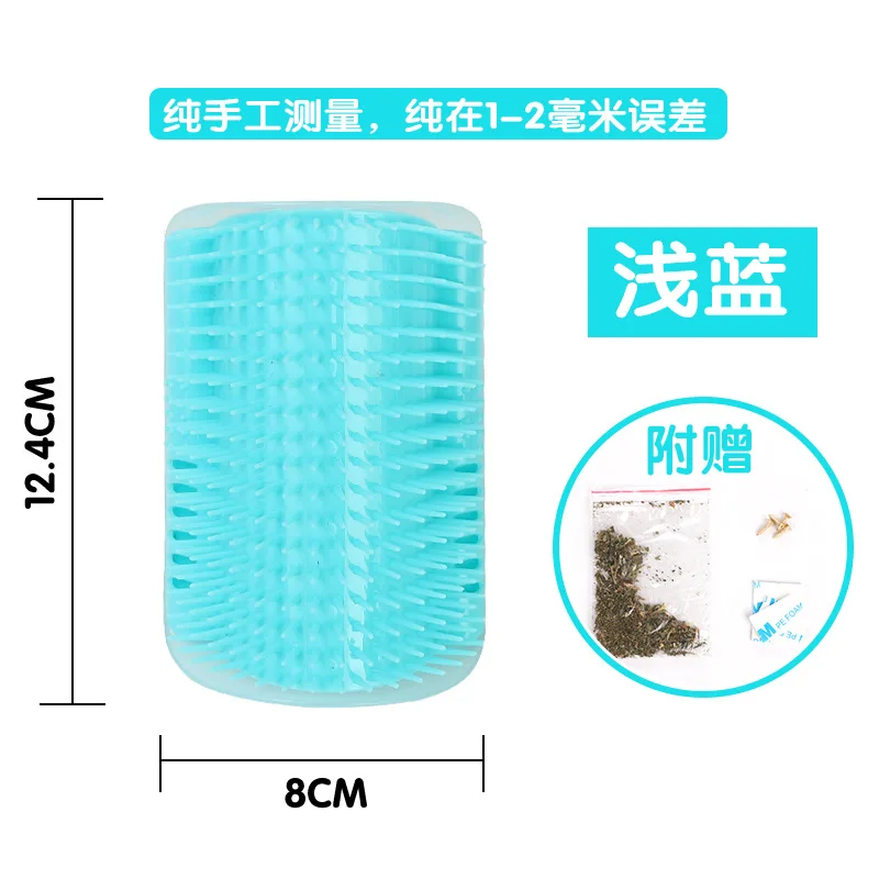 Light Blue Товары для собак и кошек, расческа для удаления волос - Цвет: Light Blue