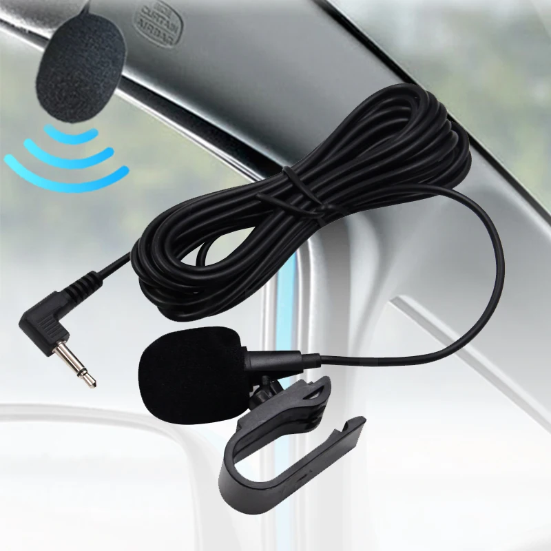 Автомобильный радиомикрофон 10 см для телефона с креплением на лацкан VW Toyota Mp5 Player