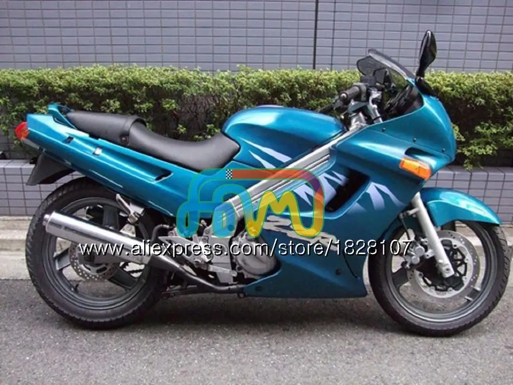 Корпус для KAWASAKI ZZR-250 ZZR 250 90-99 27BS. 0 ZZR250 90 91 92 93 94 99 1990 1991 1992 1993 1994 1999 комплект обтекателей все глянцевый красный - Цвет: No. 7