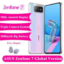 2020 новый оригинальный Смартфон ASUS Zenfone 7 8 ГБ ОЗУ 128 Гб ПЗУ Snapdragon 865 5000 мАч NFC Android Q 90 Гц глобальная версия 5G телефона