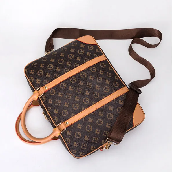 Women Men Business Briefcase Casual Shoulder Bag Large Capacity Laptop Bag for Documents Messenger Bag Male Handbag Travel Bag