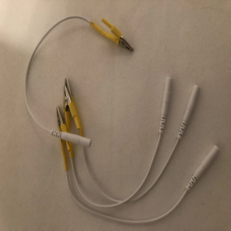 Tens Unit Lead Wires Adult Electric Shock Sex Product Tens Electrodes Cable DIY Accessories