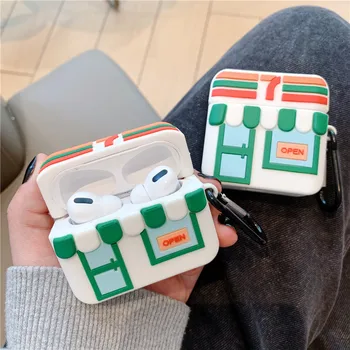 

Convenience Store Earphone Case for Airpods Pro Case Stereo Wireless Bluetooth Headset Set for Airpods 3 Soft Case Charging Box