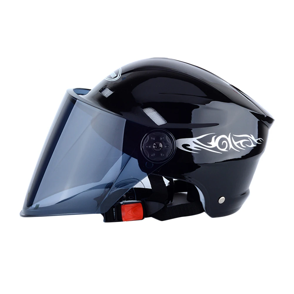 Мотоциклетный шлем полуоткрытый шлем гоночный шлем солнцезащитные линзы с защитой от ультрафиолетовых лучей для мотоцикла Байкер круизер Скутер