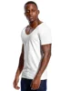 Scoop Neck T Shirt for Men Low Cut Deep V Neck Wide Vee Tee Male Tshirt Invisible Undershirt Slim Fit Short Sleeve 6