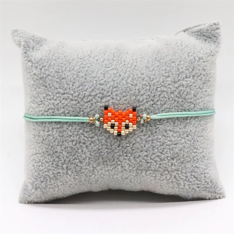 ZHONGVI Lovely Bracelet Gift Boho Miyuki Bracelets Women Children's Pulseras Cat Rabbit Fox Pattern Jewellry Kids Jewelry - Image 3