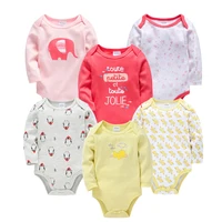 2023 Baby Bodysuit Long Sleeve Spring Autumn Girls Boys Clothes Body bebe Cartoon Printed 0-24 months Newborn Infant Outwear 6