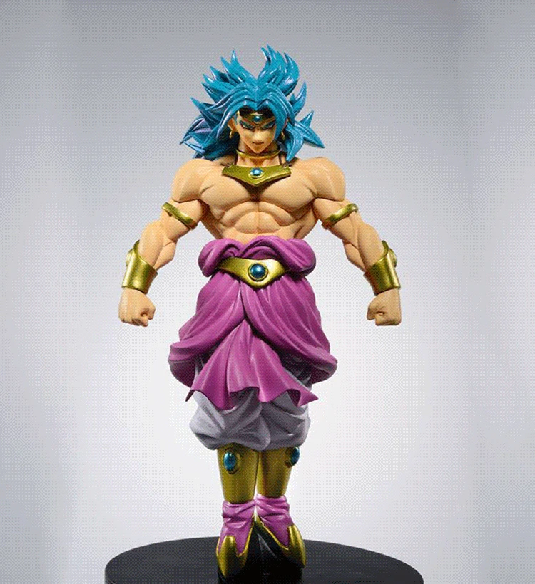 

Anime Dragon Ball Garage Kit Model World Budokai 7 Broly Stance 83 Boxed PVC Ornaments