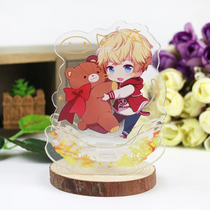 

Love And Producer Stand Plate Anime Game Lian Yu Zhi Zuo Ren Mr Love Queen's Choice Li Ze Yan Stand Holder Model Cardboard