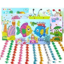 

5/10Pcs DIY Diamond Stickers Handmade Crystal Paste Painting Puzzle Toys Kids Children Stickers Toy Gift Free Shipping GYH